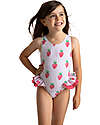 Meia Pata Bathing Suit Holbox - Strawberries - with Ruffles and Bow Swimsuits