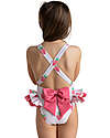 Meia Pata Bathing Suit Holbox - Strawberries - with Ruffles and Bow Swimsuits