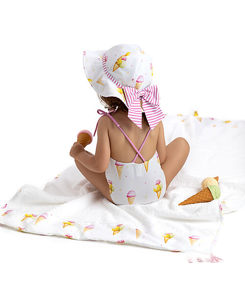 Meia Pata Bathing Suit Mezcala - Ice Creams - with Bows Swimsuits