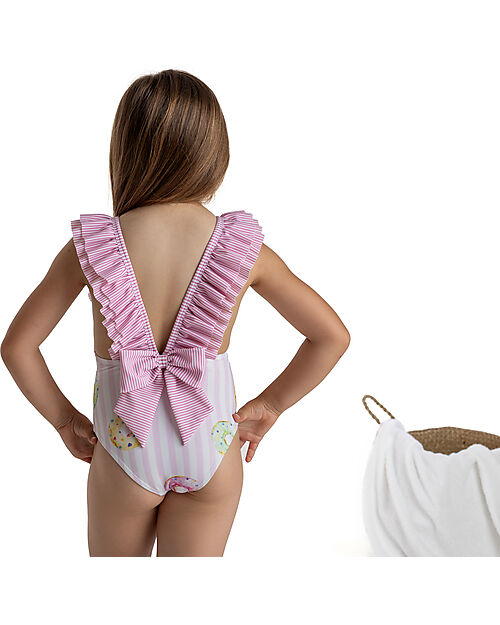 Meia Pata Bathing Suit Tulum - Donuts - with Ruffles and Bow Swimsuits
