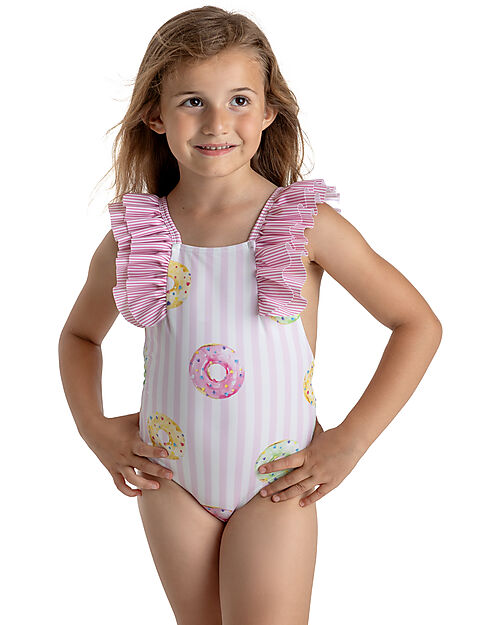 Meia Pata Bathing Suit Tulum - Donuts - with Ruffles and Bow Swimsuits