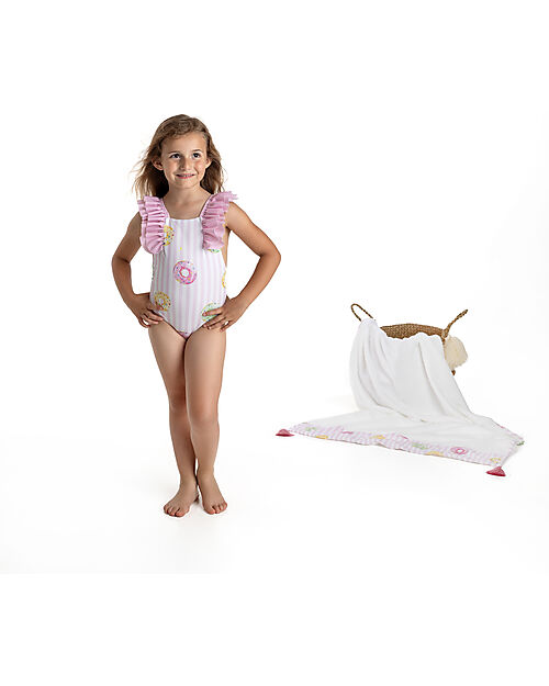 Meia Pata Bathing Suit Tulum - Donuts - with Ruffles and Bow Swimsuits