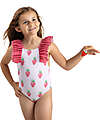 Meia Pata Bathing Suit Tulum - Strawberries - with Ruffles and Bow Swimsuits
