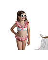 Meia Pata Bikini - Cherries - with Ruffles and Bow Bikinis And Tankinis