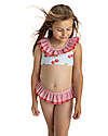 Meia Pata Bikini - Cherries - with Ruffles and Bow Bikinis And Tankinis