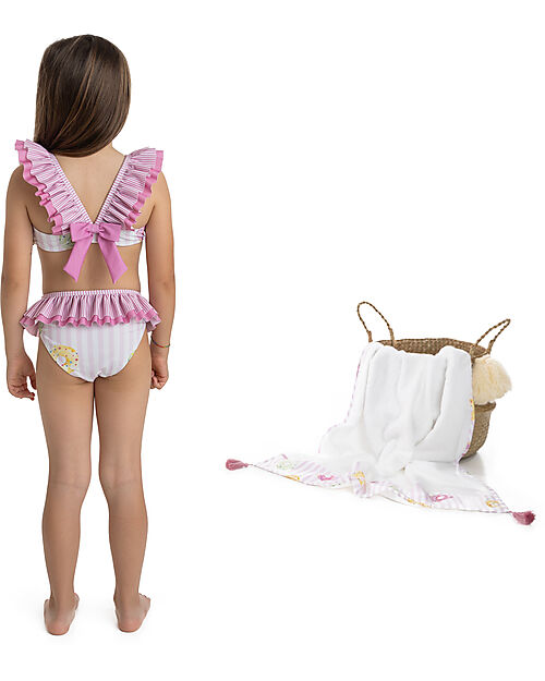 Meia Pata Bikini - Donuts - with Ruffles and Bow Bikinis And Tankinis