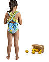Meia Pata Seychelles Swimsuit - Lemons - with Ruffles and Bow Swimsuits