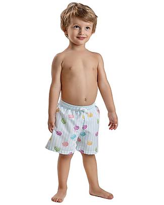 Meia Pata Trunks - Macarons - with Back Poket Swimming Trunks