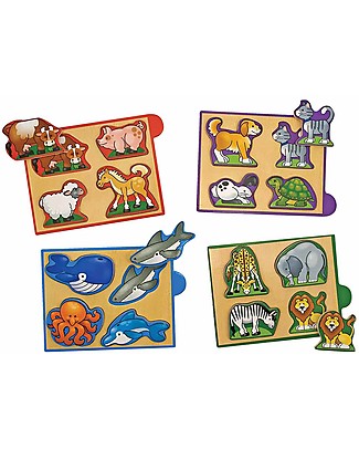 Melissa & Doug Animals Mini-Puzzle Pack Puzzles