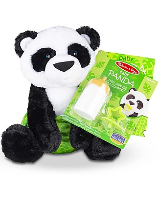 Melissa & Doug Baby Panda Stuffed Animal - 28 cm - with Pacifier + Bottle Soft Toys