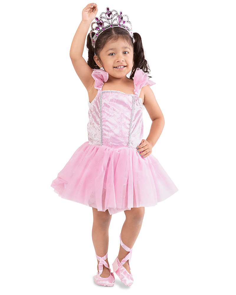 Melissa & Doug Flower Fairy Costume Role Play Dress-up for Kids Girls
