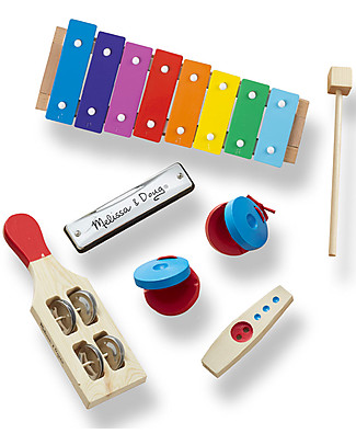 Melissa & Doug Beginner Band Set - 5 Instruments! Musical Instruments