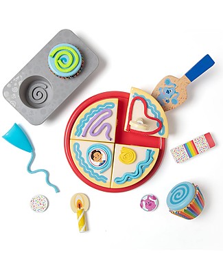 Melissa & Doug Blue's Clues & You - Birthday Celebration play set Wooden Food