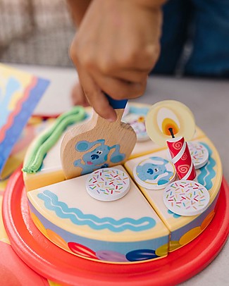 Melissa & Doug Blue's Clues & You - Birthday Celebration play set Wooden Food