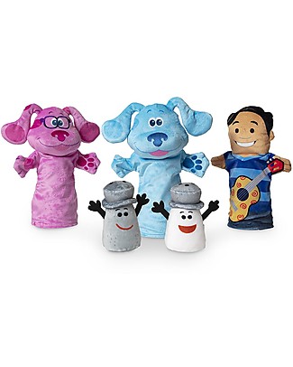 Melissa & Doug Blue's Clues & You - Hand Puppet Set - Five Characters Puppets