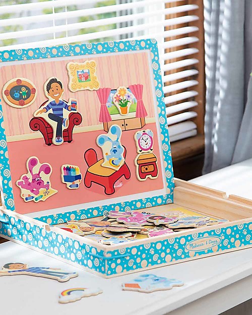 Melissa & Doug Blue's Clues & You - Magnetic Wooden Picture Scenes unisex (bambini) Melissa & Doug Blue's Clues & You - Magnetic Wooden Picture Scenes unisex (bambini)