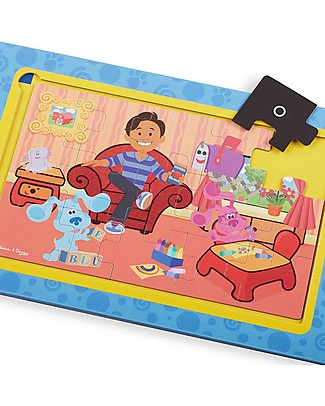 Melissa & Doug Blue's Clues & You - Portable Magnetic Puzzle - 15 pieces Magnetic Games