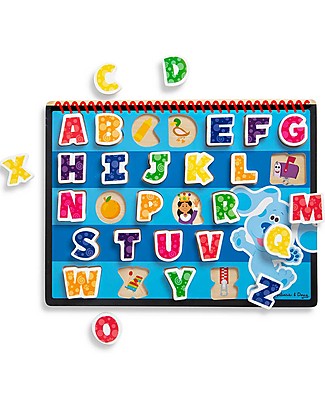 Melissa & Doug Blue's Clues & You - Wooden Alphabet Puzzle Puzzles