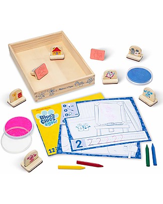 Melissa & Doug Blue's Clues & You Wooden Stamps Activity Set Stickers & Stamps Sets