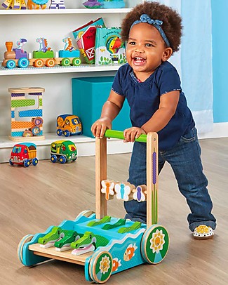 Melissa & Doug Chomp and Clack Alligator Push Toy Push-Toys