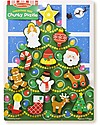 Melissa & Doug Chunky Jigsaw Puzzle, 13 pieces - Christmas Tree - Great Gift Idea! Puzzles