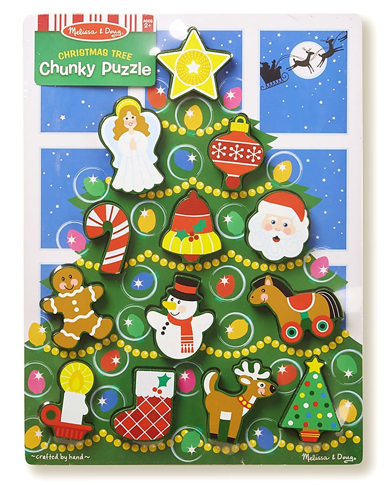 Melissa and doug christmas tree puzzle new arrivals