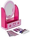 Melissa & Doug Decorate your Own Wooden Vanity - Stickers and Glitter Glues Included! Pretend Play