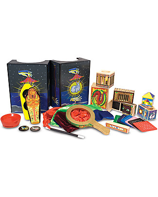 Melissa & Doug Deluxe Magic Set - 10 Magic Tricks - 52 Pieces - Great gift idea! Dressing Up & Role Play