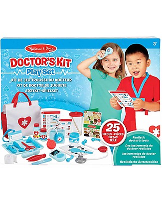 Melissa & Doug Doctor's Kit Play Set - 25 Tools Pretend Play