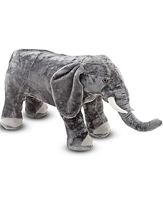 Melissa & Doug Elephant Stuffed Plush Animal - 48x83 cm - Soft and Durable Soft Toys