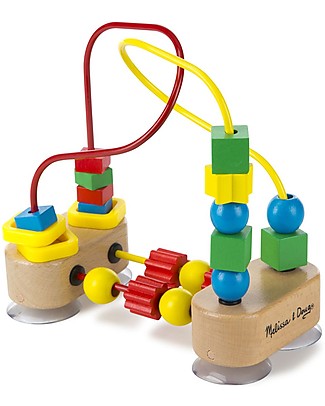 Melissa & Doug First Bead Maze - Suction cup Base! Montessori Toys