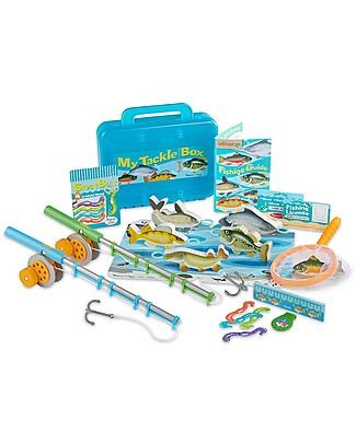 Melissa & Doug Fishing Game Set - 21 Pieces - Let's Explore! Outdoor Games and Toys_