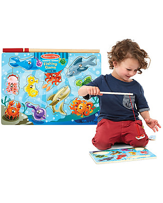 Melissa & Doug Fishing Magnetic Puzzle Game Board Games