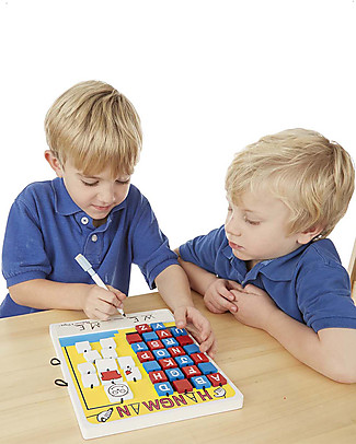 Melissa & Doug Flip-to-Win Hangman Game - Great for Travel Traditional Toys