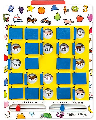 Melissa & Doug Flip-to-Win Memory Game - Great for Travel Traditional Toys