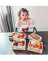 Melissa & Doug Food Groups - Wooden Baskets with Foods - 21-pieces set! Wooden Food