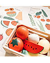 Melissa & Doug Food Groups - Wooden Baskets with Foods - 21-pieces set! Wooden Food