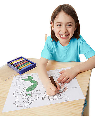 Melissa & Doug Jumbo Colouring Pad - Pink - 50 large pages! Colouring Activities