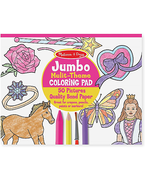 Melissa & Doug Magicolor: Libro Da Colorare On The Go Adventure Con 18 Pagine E 4 Pennarelli Magici, Senza Macchie, Ideale Viaggio