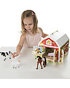 Melissa & Doug Latches Wooden Play Barn - Includes Toy Animals! Wooden Animals