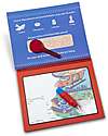 Melissa & Doug Magic Coloring Cards & Red Water Wow Lens - Animals - 4 Cards with refillable water pen! Draw And Color