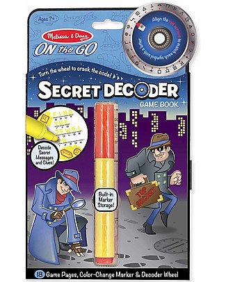 Melissa & Doug Magical Cards to Decode - Secret Decoder - 18 Cards and Marker Pen Draw And Color