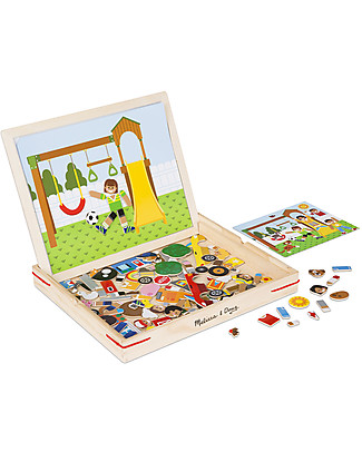 Melissa & Doug Magnetic Wooden Matching Picture Game Wooden Animals
