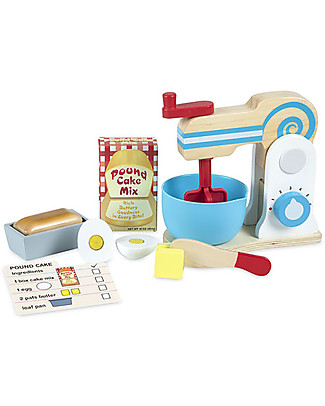 Melissa & Doug Make-A-Cake Mixer Set, 11 pieces - Great gift idea! Creative Toys