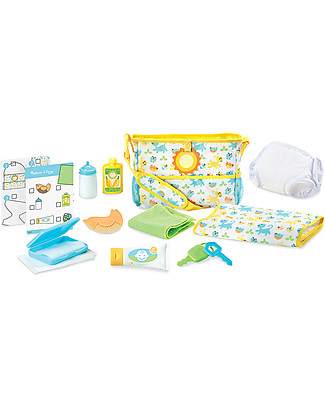 Melissa & Doug Mine to Love Travel Time Play Set - Includes 17 pieces! Dolls Accessories
