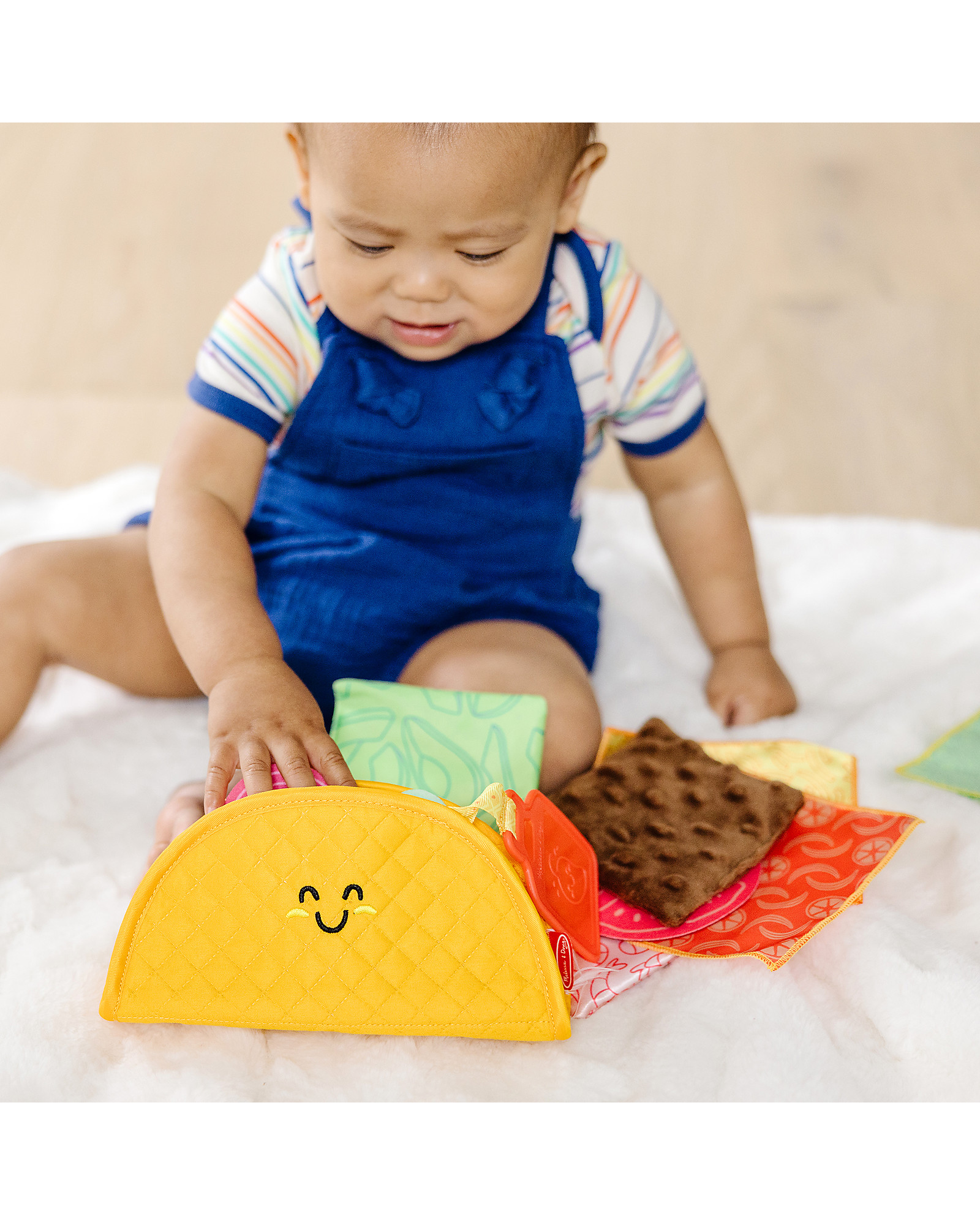 Melissa And Doug Multi Sensory Soft Taco Fill And Spill 12 Pieces