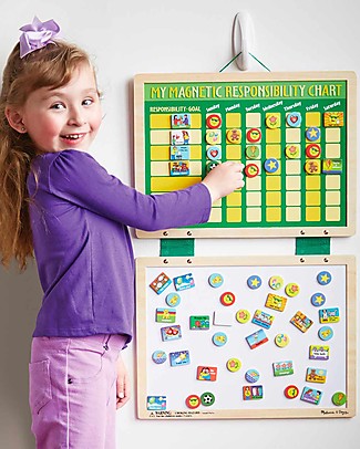 Melissa & Doug My Magnetic Responsbility Chart - Encourage Good Behaviour Montessori Toys
