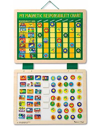 Melissa & Doug My Magnetic Responsbility Chart - Encourage Good Behaviour Montessori Toys