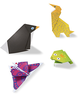 Melissa & Doug On The Go Crafts - Origami Animals - 40 animals, 3 difficulty levels! Art & Craft Kits