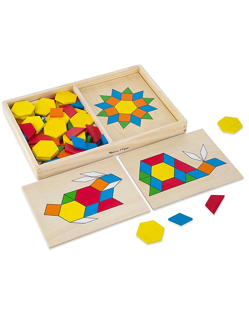 Melissa & Doug Pattern Block and Boards - Create your Mosaic